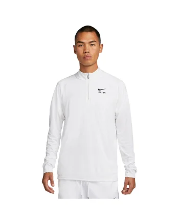 Bluza sport  Air, slim fit, alb, poliester,