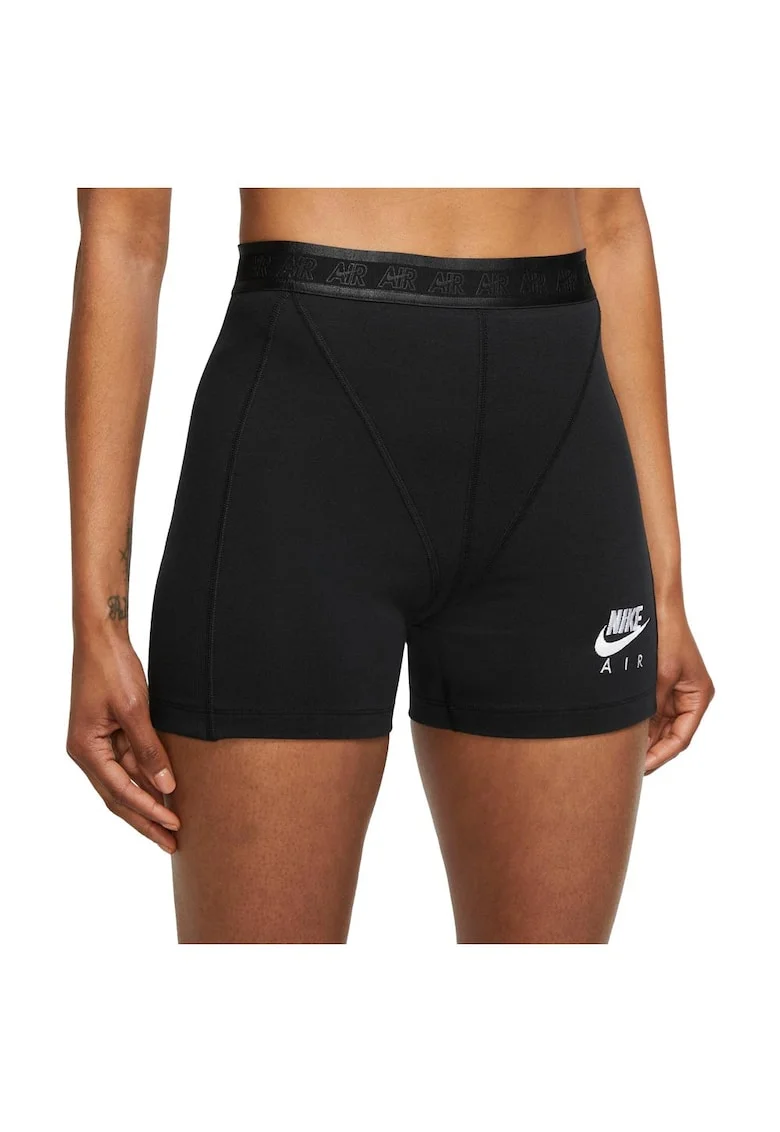 Colanti scurti sport dama DM6468,  Bumbac/Poliester, Negru,