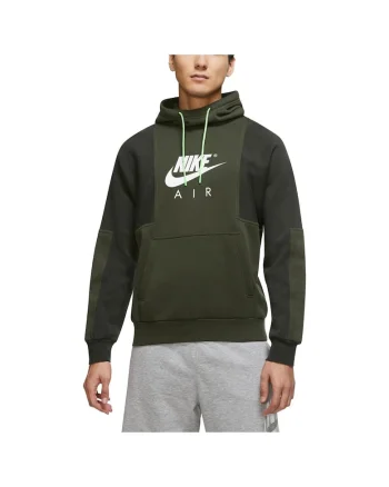 Hanorac sport barbati DD6383,  Fleece, Verde