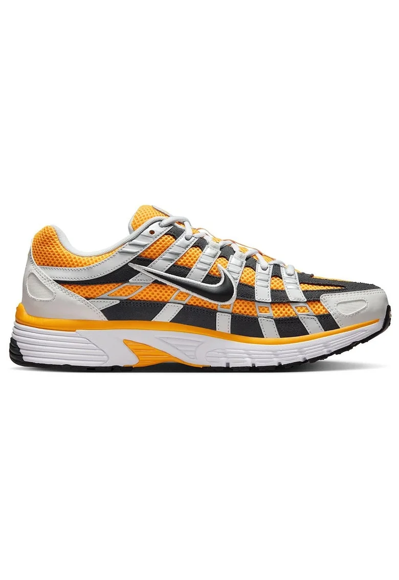 Pantofi sport barbati  P-6000, multicolor, piele naturala si plasa, design retro, confortabil.