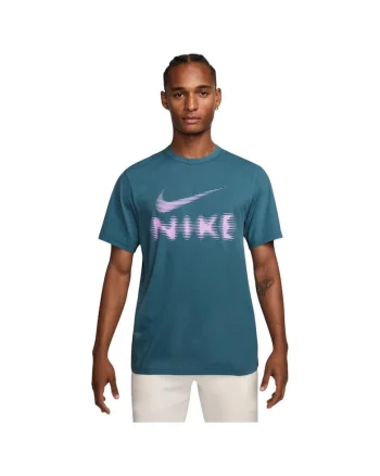 Tricou sport  Hyverse Dri-FIT, albastru, poliester, croiala clasica, Albastru