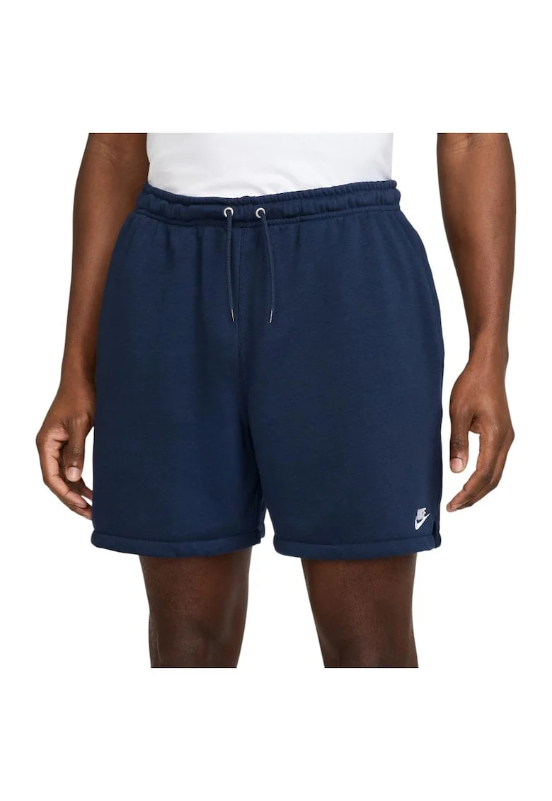 Pantaloni scurti  Club French Terry Flow, cu talie elastica, bumbac, bleumarin
