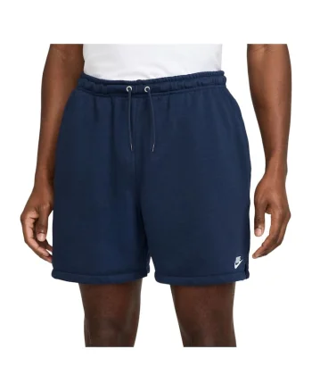 Pantaloni scurti  Club French Terry Flow, cu talie elastica, bumbac, bleumarin