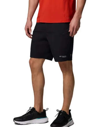 Pantaloni scurti cu buzunare multiple pentru trekking Cosmiques Pro, Negru