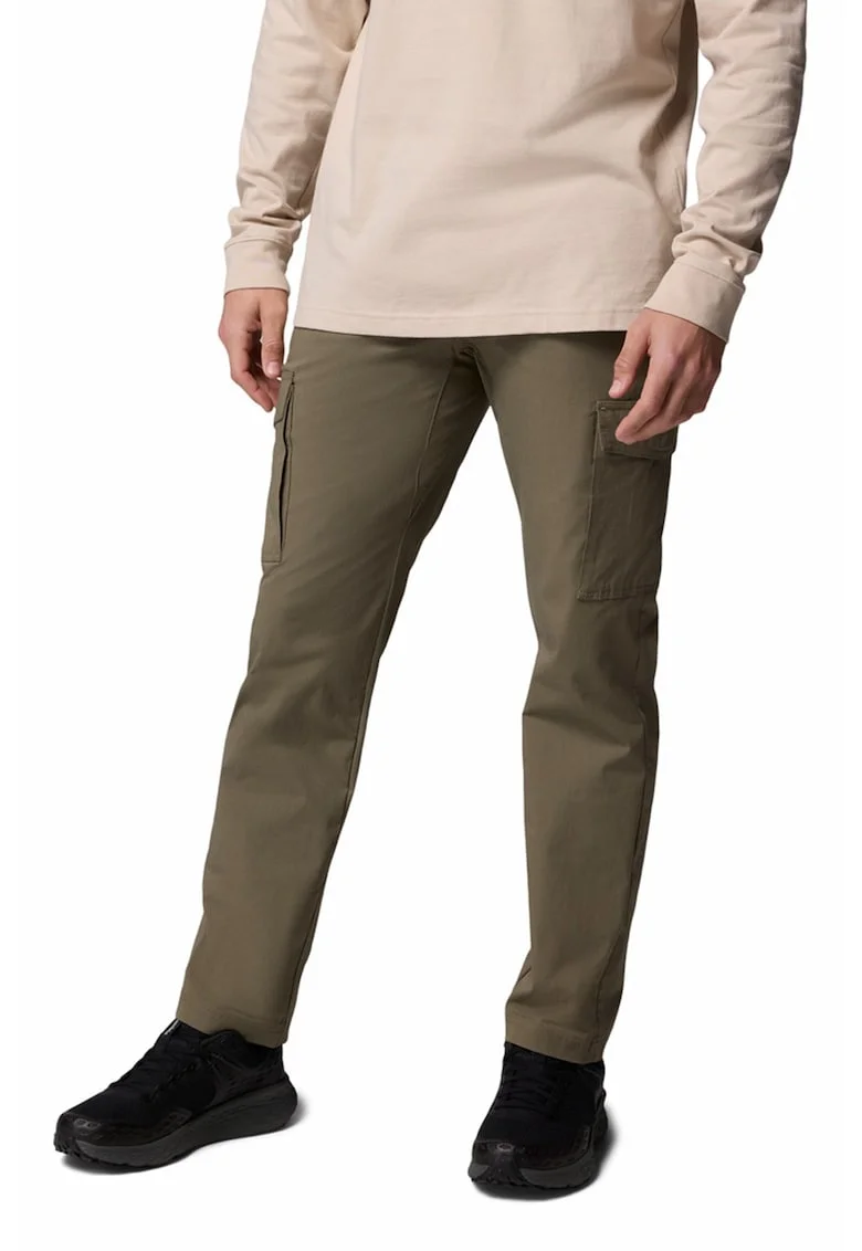 Pantaloni cargo pentru trekking Roc, Kaki/Kaki inchis/Verde feriga