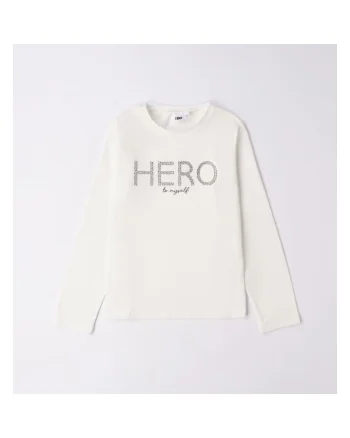 Bluza cu imprimeu pentru fete, 4.7856, Alb