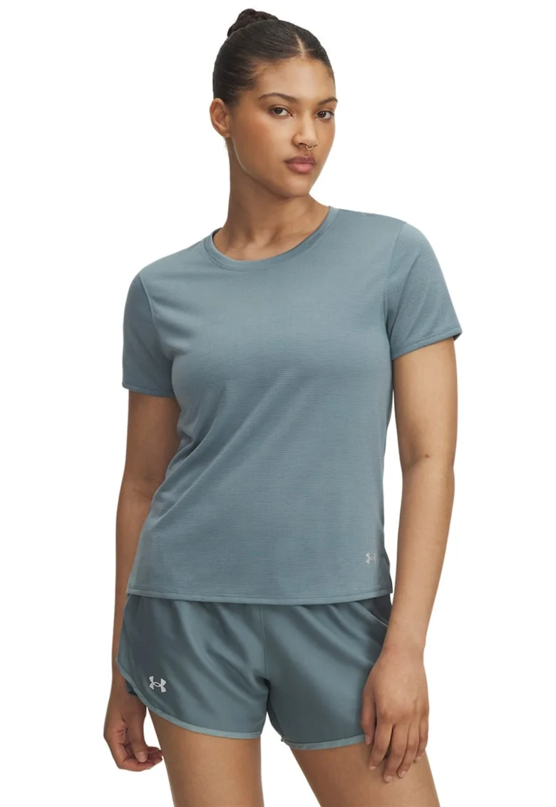 Tricou pentru alergare Launch, Albastru prafuit