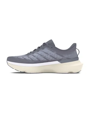 Pantofi Infinity 6 din material textil pentru alergare, Alb murdar/Gri inchis