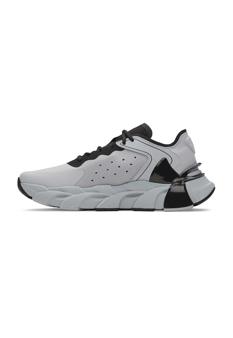 Pantofi Halo cu perforatii pentru fitness, Negru/Gri deschis