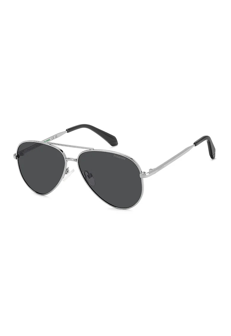 Ochelari de soare aviator polarizati, Argintiu