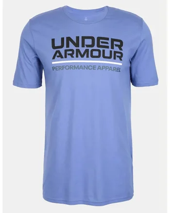 Tricou lejer pentru antrenament Wordmark, Albastru petrol