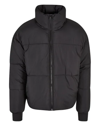 Geaca cu guler inalt, Negru