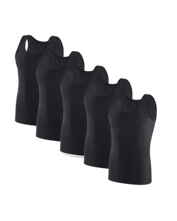 Set 5 buc maiou barbati MB00PEC,, Negru
