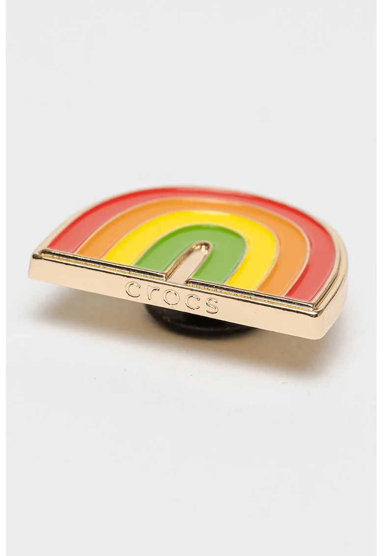 Talisman in forma de curcubeu Jibbitz™, Rosu/Portocaliu/Galben pal