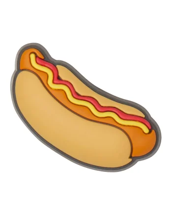 Talisman in forma de hot dog pentru saboti, Maro/Galben