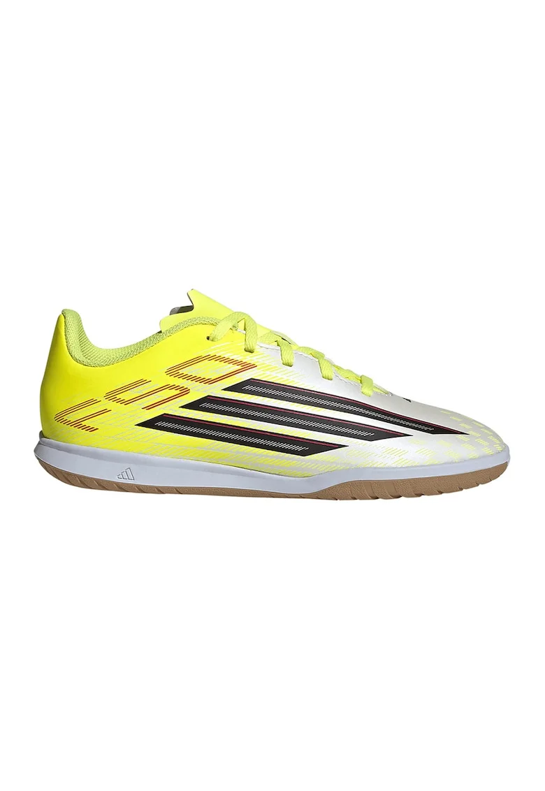 Pantofi low-cut F50 Club pentru fotbal, Negru/Galben
