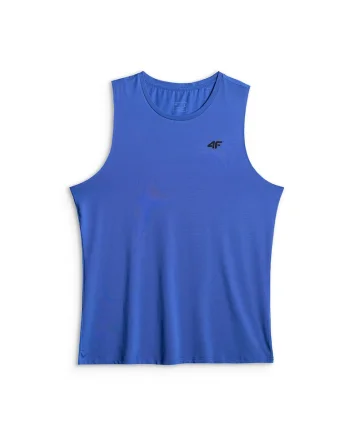 Tricou de antrenament pentru barbati, croiala regulara, cu uscare rapida – albastru, Albastru cobalt