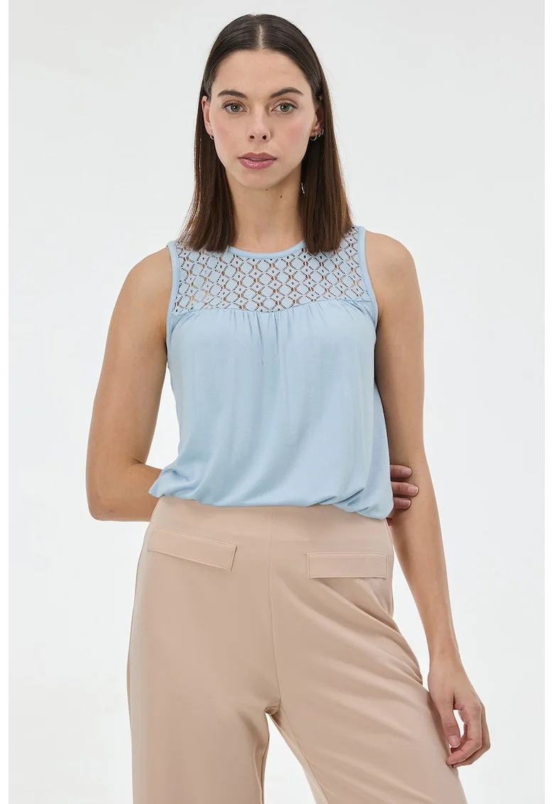 Top lejer, Albastru pastel