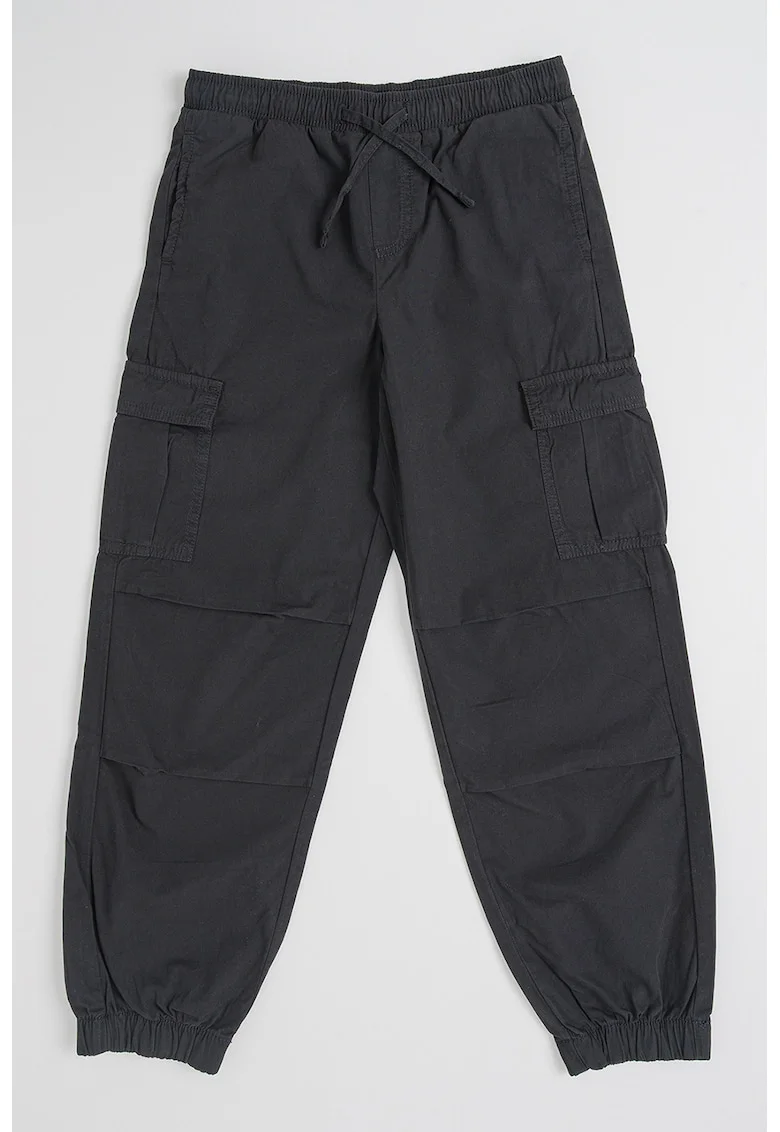 Pantaloni cargo conici, Negru