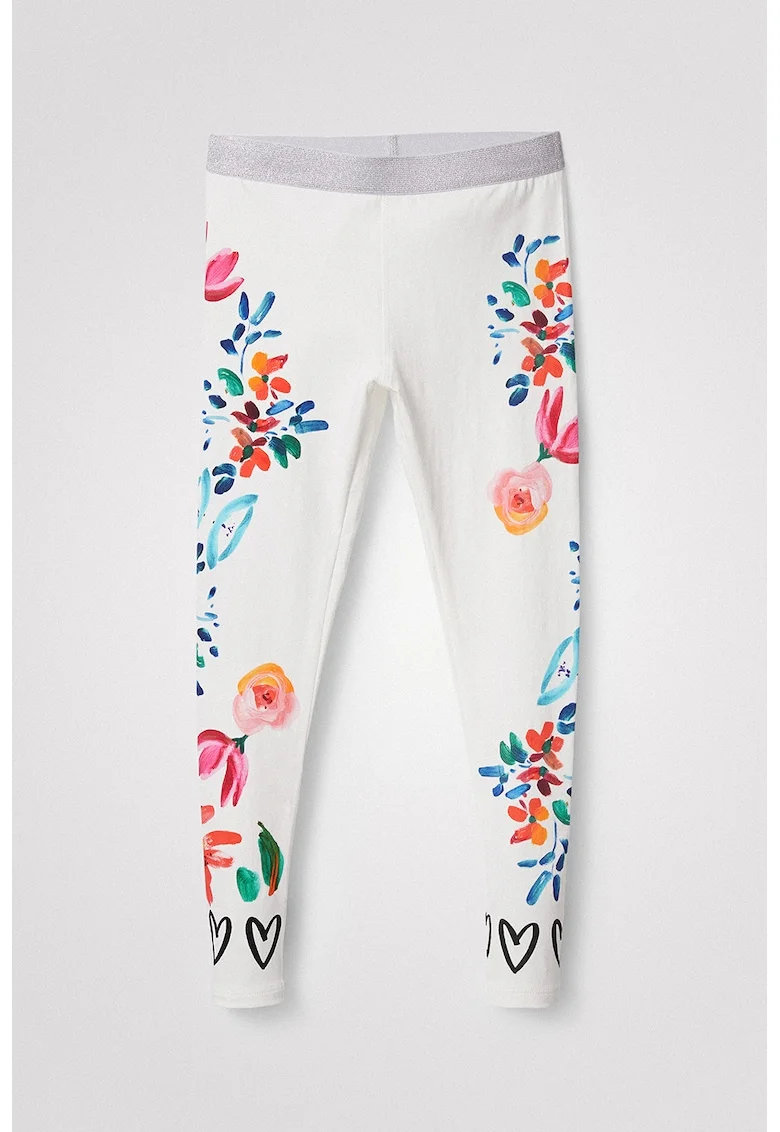 Colanti cu model floral, Rosu/Alb/Albastru