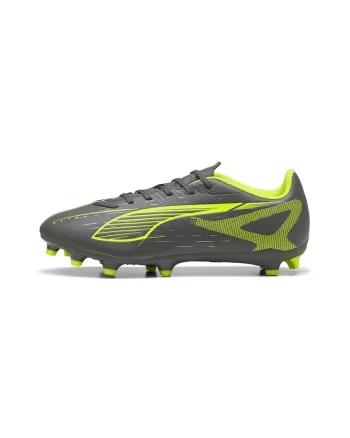 Pantofi unisex low-cut pentru fotbal Ultra, Verde lime/Gri inchis
