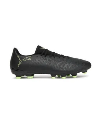 Pantofi fotbal barbati  material sintetic, negru/verde
