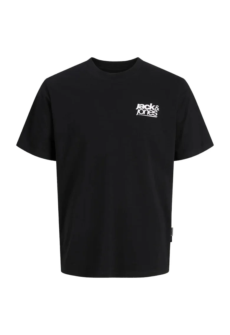 Tricou JACK &JONES Club Back Photo 60227, Negru