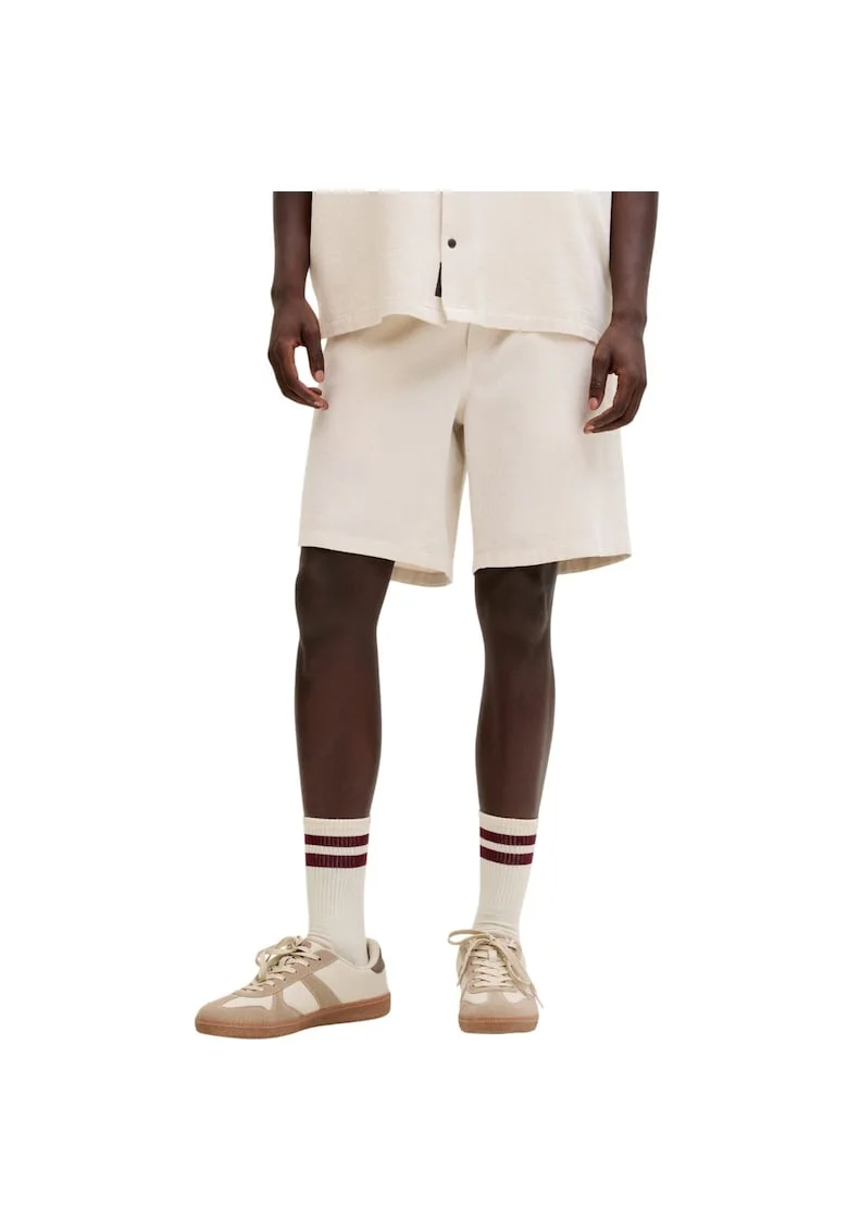Short JACK &JONES Aiden Waffle Resort 60262, Bej