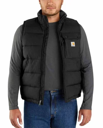 Vest barbati,  Montana, negru, puf sintetic, impermeabil, izolatie Sherpa,
