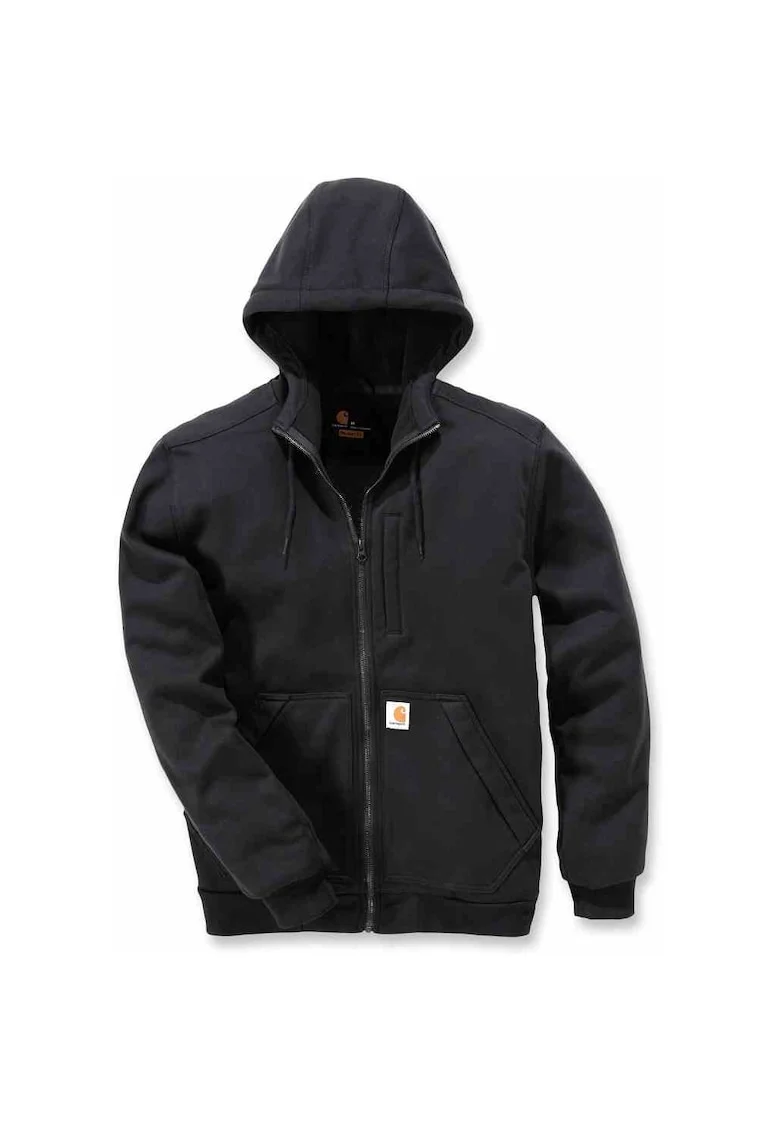 Hanorac  negru, poliester/bumbac, Negru