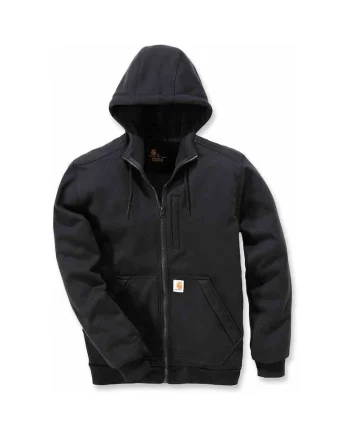Hanorac  negru, poliester/bumbac, Negru