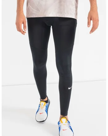 Colanti cu tehnologie Dri-FIT, pentru fitness, Negru