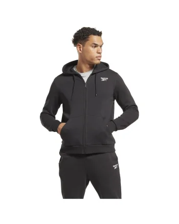 Hanorac sport barbati  bumbac moale/poliester, gluga cu snur, negru,