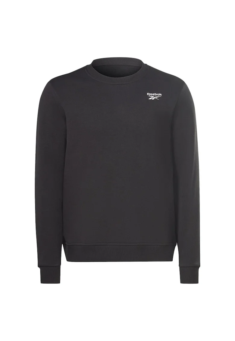 Hanorac  bumbac/fleece, negru,