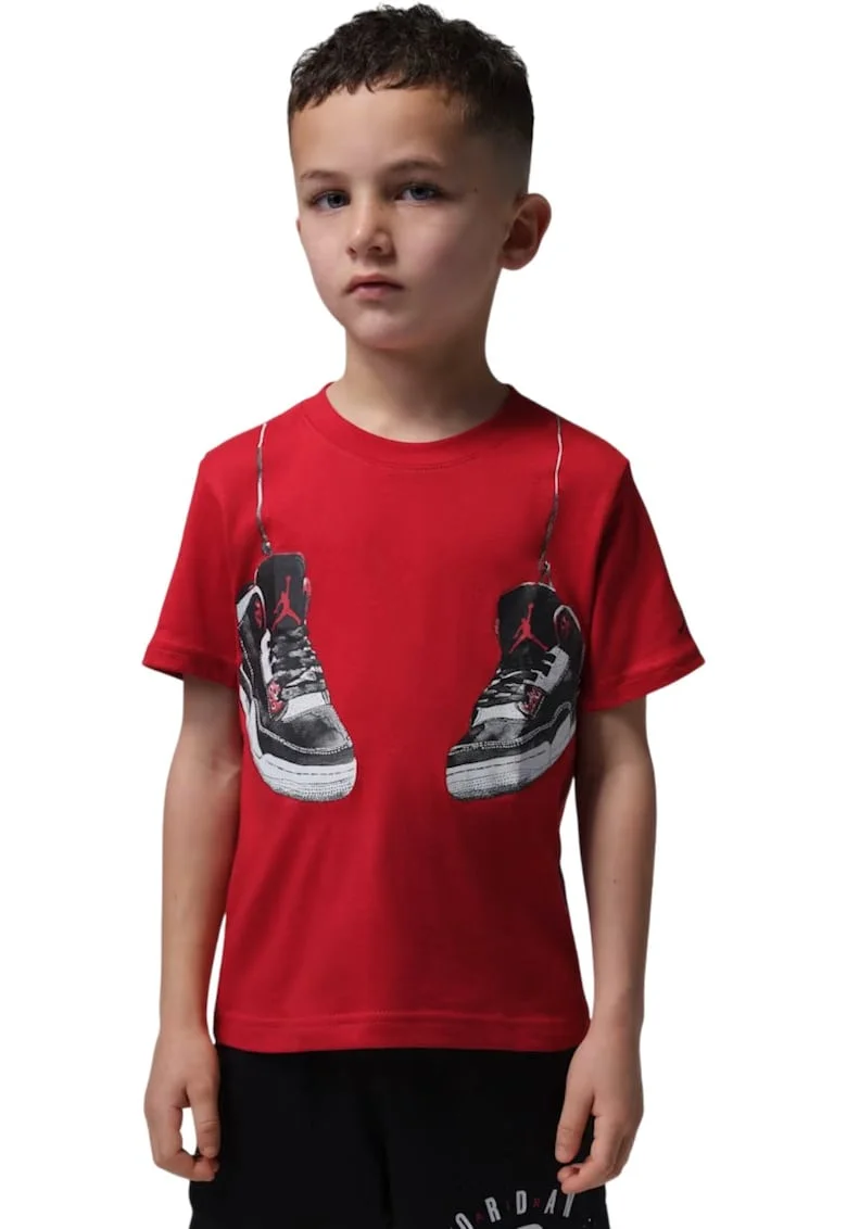Tricou  AJ3 Shoe Strings 60300, Rosu
