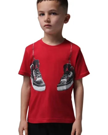Tricou  AJ3 Shoe Strings 60300, Rosu