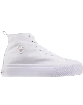 Pantofi sport dama  Viska OC, alb, fata textila, talpa exterioara inaltata