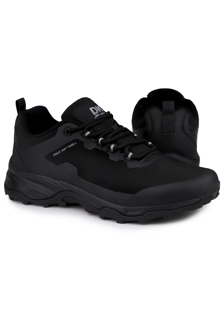 Pantofi sport barbati,  trekking, negru, material softshell,