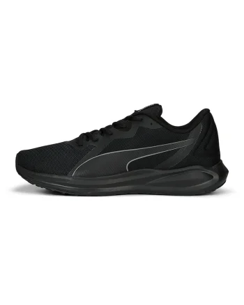 Pantofi cu garnituri de plasa pentru alergare Twitch Runner Fresh, Negru stins
