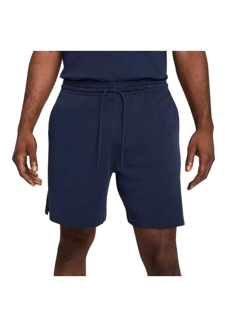 Pantaloni sport barbati  CLUB KNIT SHORT albastru, poliester, marime