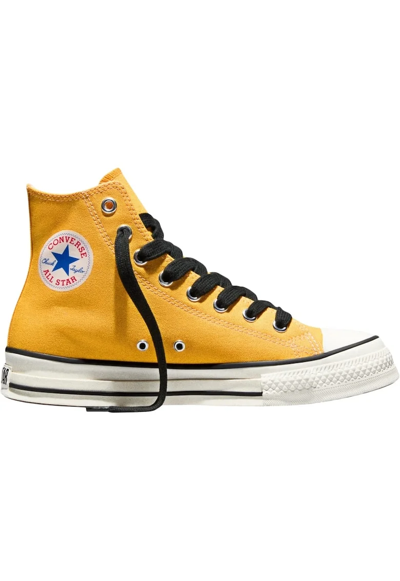 Pantofi sport  Chuck Taylor All Star Throwback High Top Gold Palm 60557, Galben