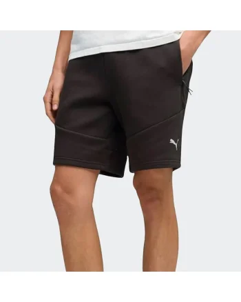 Pantaloni sport barbati,  EVOSTRIPE, bumbac si poliester, maro inchis
