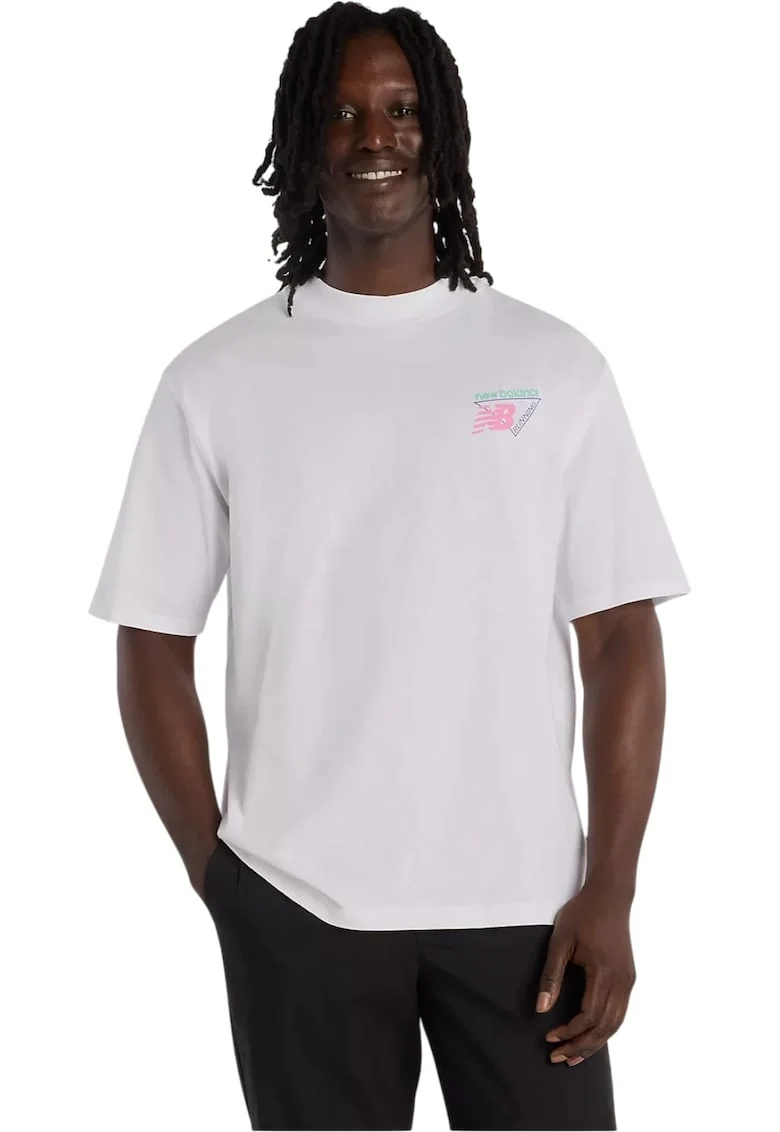 Tricou  Neon Heat Map 60808, Alb