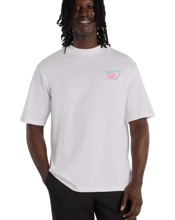 Tricou  Neon Heat Map 60808, Alb