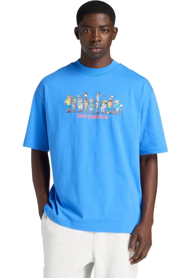 Tricou  Ghica Line Up 60791, Albastru