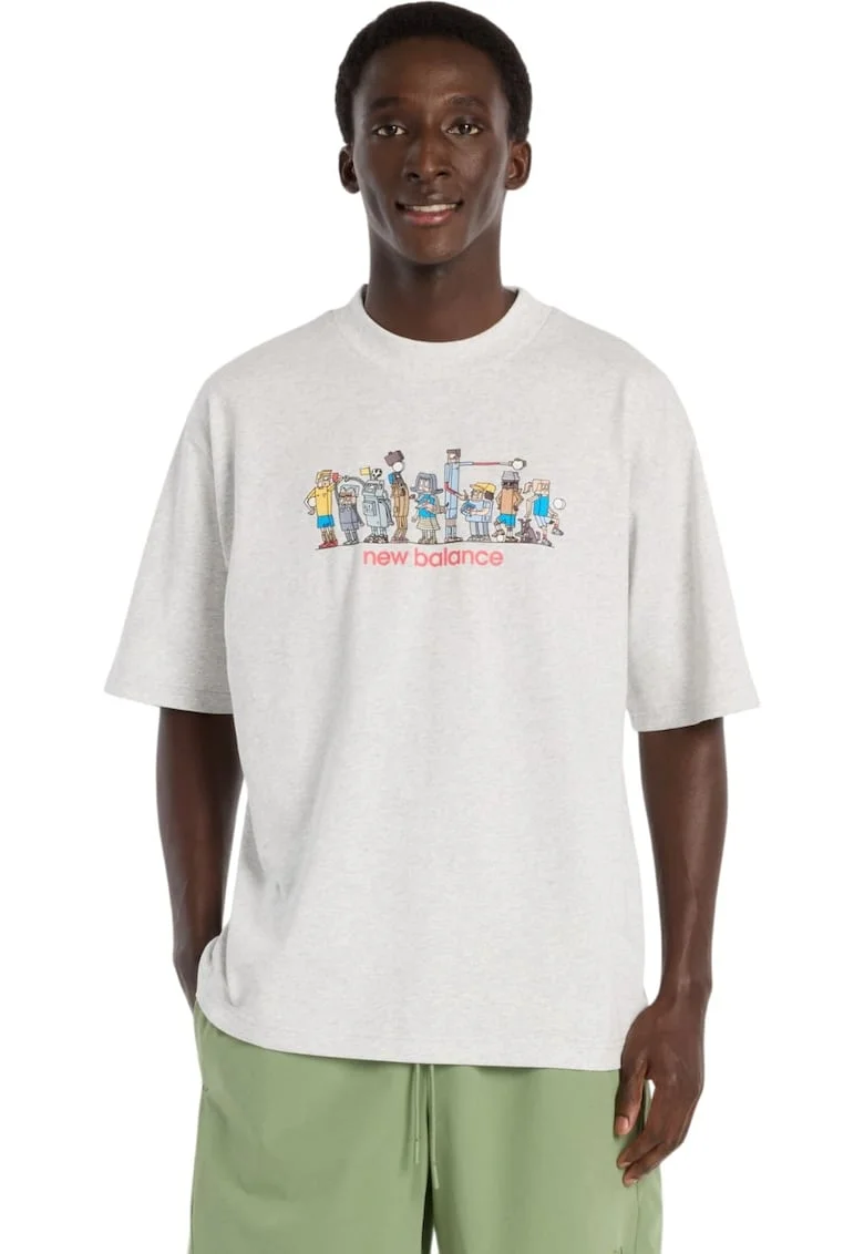 Tricou  Ghica Line Up 60795, Gri