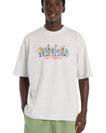 Tricou  Ghica Line Up 60795, Gri