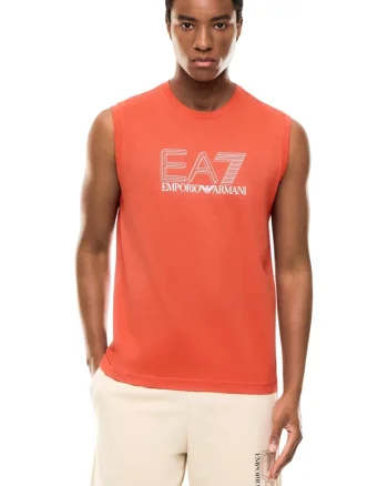 Maiou  EA7 Visibility Tank Top 61053, Portocaliu
