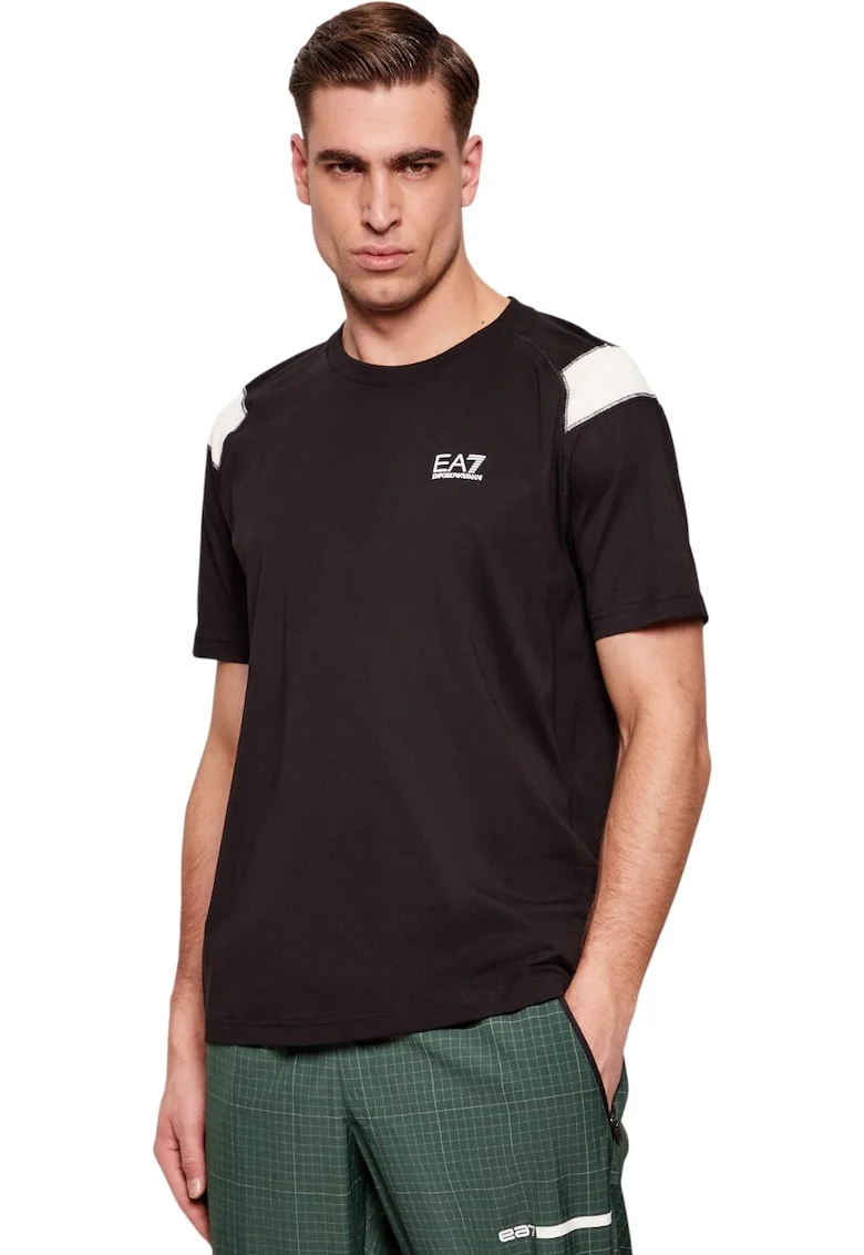 Tricou  EA7 Train Core Id SS CO 61065, Negru