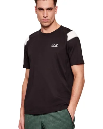 Tricou  EA7 Train Core Id SS CO 61065, Negru